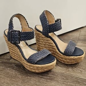 STUART WEITZMAN Espadrille Wedge Sandals